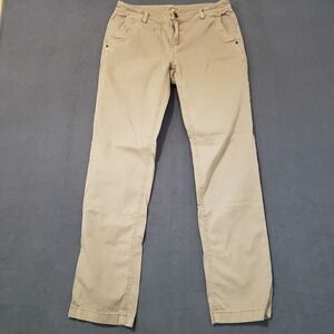 Orvis Pants Womens Size 8 Mid Rise Cotton Blend Beige